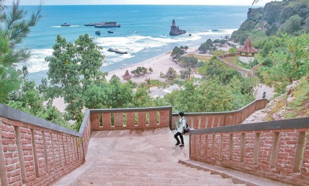 Jalan sebelum Pantai Buyutan
