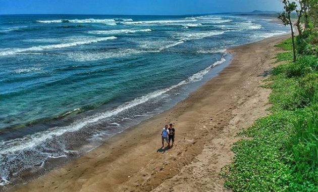 10 Gambar Pantai Sindangkerta Tasikmalaya Harga Tiket Masuk